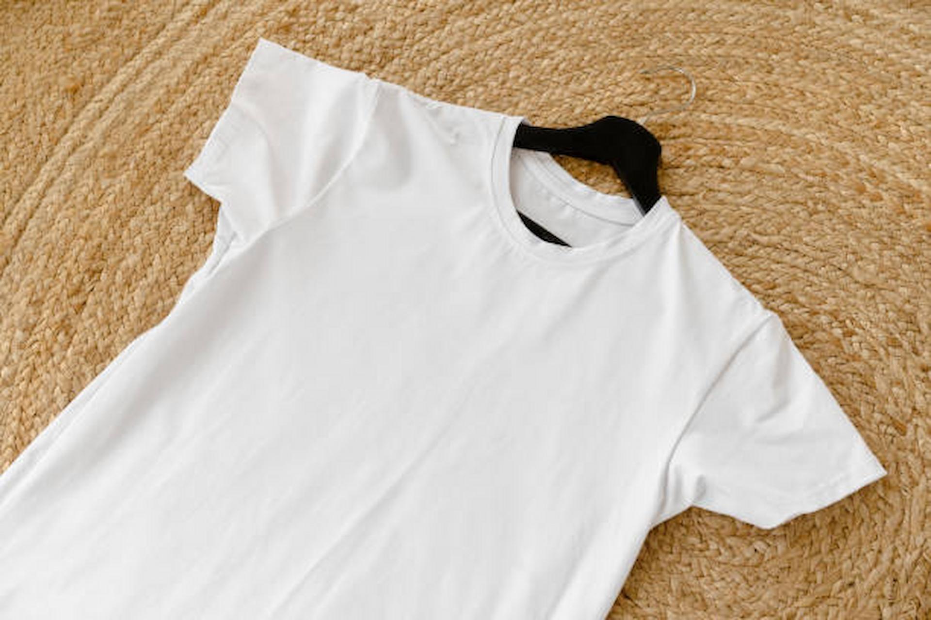 Plain white t-shirts